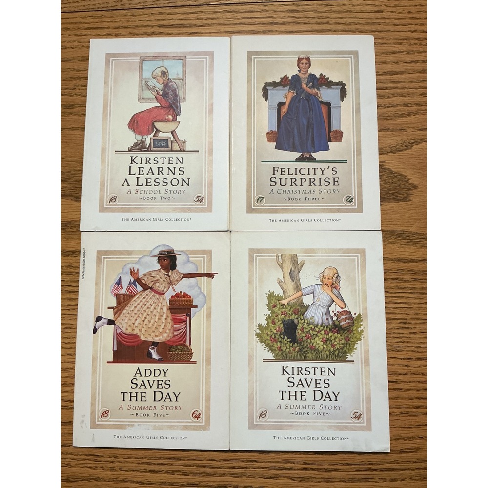American Girl Collection Book Lot Kirsten Felicity Addy Pleasant Company 4 Books